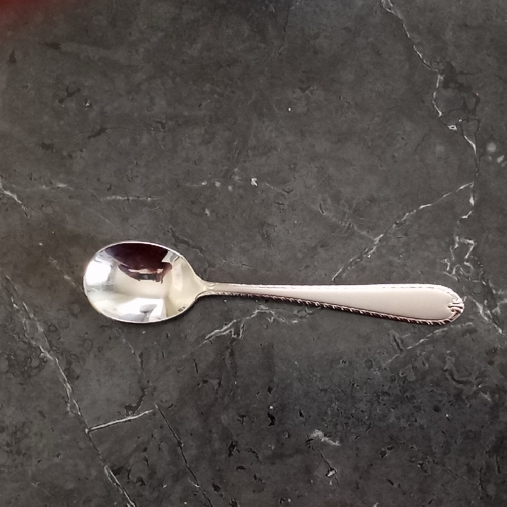 Vintage Hampton Silversmith sugar spoon Rachelle pattern